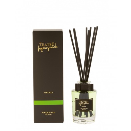 FIG LEAVES (Foglie di fico),  Diffuser With Sticks  100 ml, Teatro Fragranze Uniche