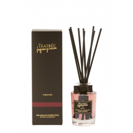 FLORENTINE POMEGRANATE (Melograno Fiorentino), 100 ml Diffuser With Sticks, Teatro Fragranze Uniche