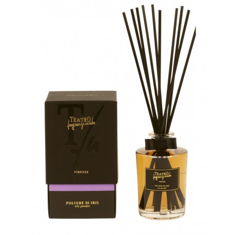IRIS POWDER (Polvere di Iris), 250 ml Diffuser With Sticks, Teatro Fragranze Uniche