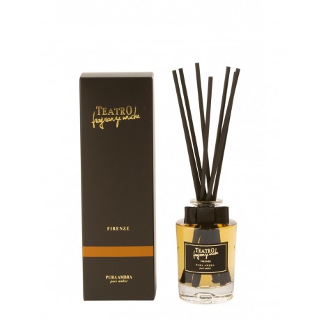 PURE AMBER (Pura Ambra), 100 ml Diffuser with Sticks, Teatro Fragranze Uniche