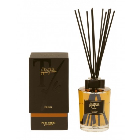 PURE AMBER (Pura Ambra), 500 ml Diffuser with Sticks, Teatro Fragranze Uniche