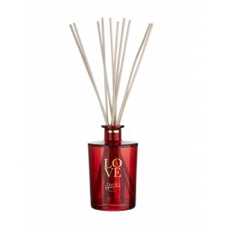 GIFT BOX XMAS Christmas Collection STICKS ML.1500 RED TRANSPARENT VASE