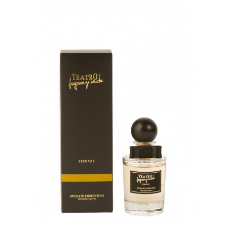 FLORENTINE SPICE (Speziato Fiorentino), 100 ml, Diffuser With Sticks, Teatro Fragranze Uniche