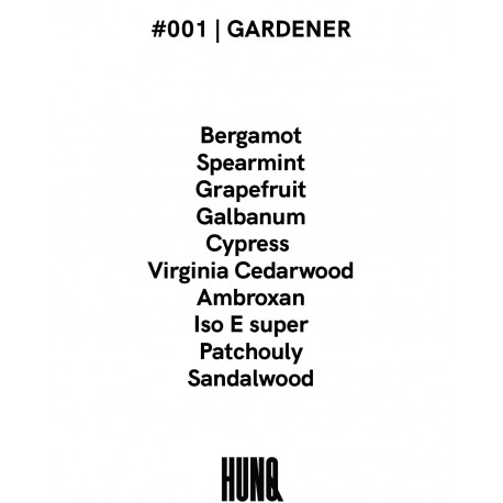 HUNQ, 001 GARDENER,  Eau de Parfum, 100ml