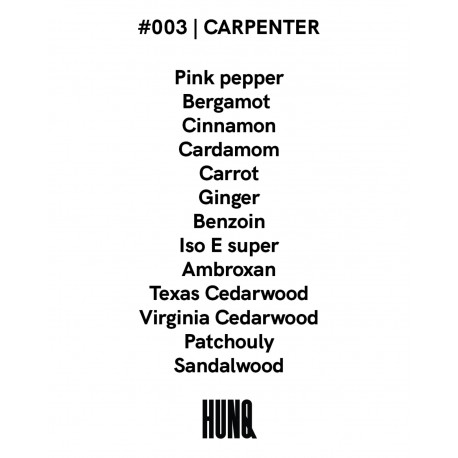 HUNQ 003 CARPENTER, Eau de Parfum, 100ml
