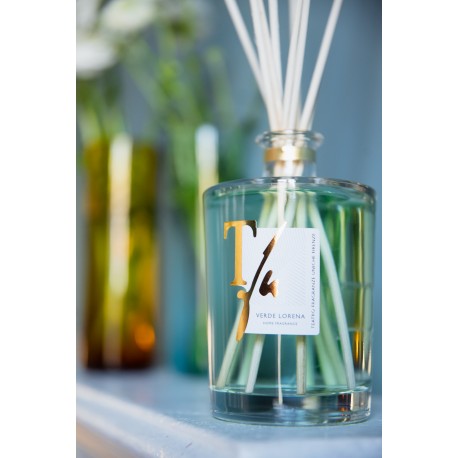 VERDE LORENA, 1500 ml sticks Decanter Transparent Vase , Teatro Fragranze Uniche