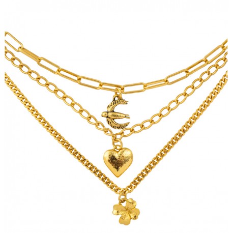 Sonia Rykiel, POETIC GARDEN TALISMANS NECKLACE