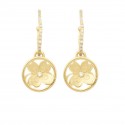 Sonia Rykiel, GOLDEN MEDALS LUCKY CLOVER EARRINGS