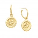 Sonia Rykiel, GOLDEN MEDALS CLOVER EARRINGS