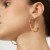 Sonia Rykiel, Colorful hoop earrings