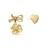 Sonia Rykiel, POETIC GARDEN ASYMMETRIC TALISMANS EARRINGS