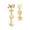 Sonia Rykiel, POETIC GARDEN ASYMMETRIC TALISMANS EARRINGS