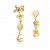 Sonia Rykiel, POETIC GARDEN ASYMMETRIC TALISMANS EARRINGS