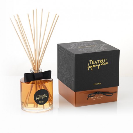 PURE AMBER (Pura Ambra), 500 ml Diffuser with Sticks, Teatro Fragranze Uniche