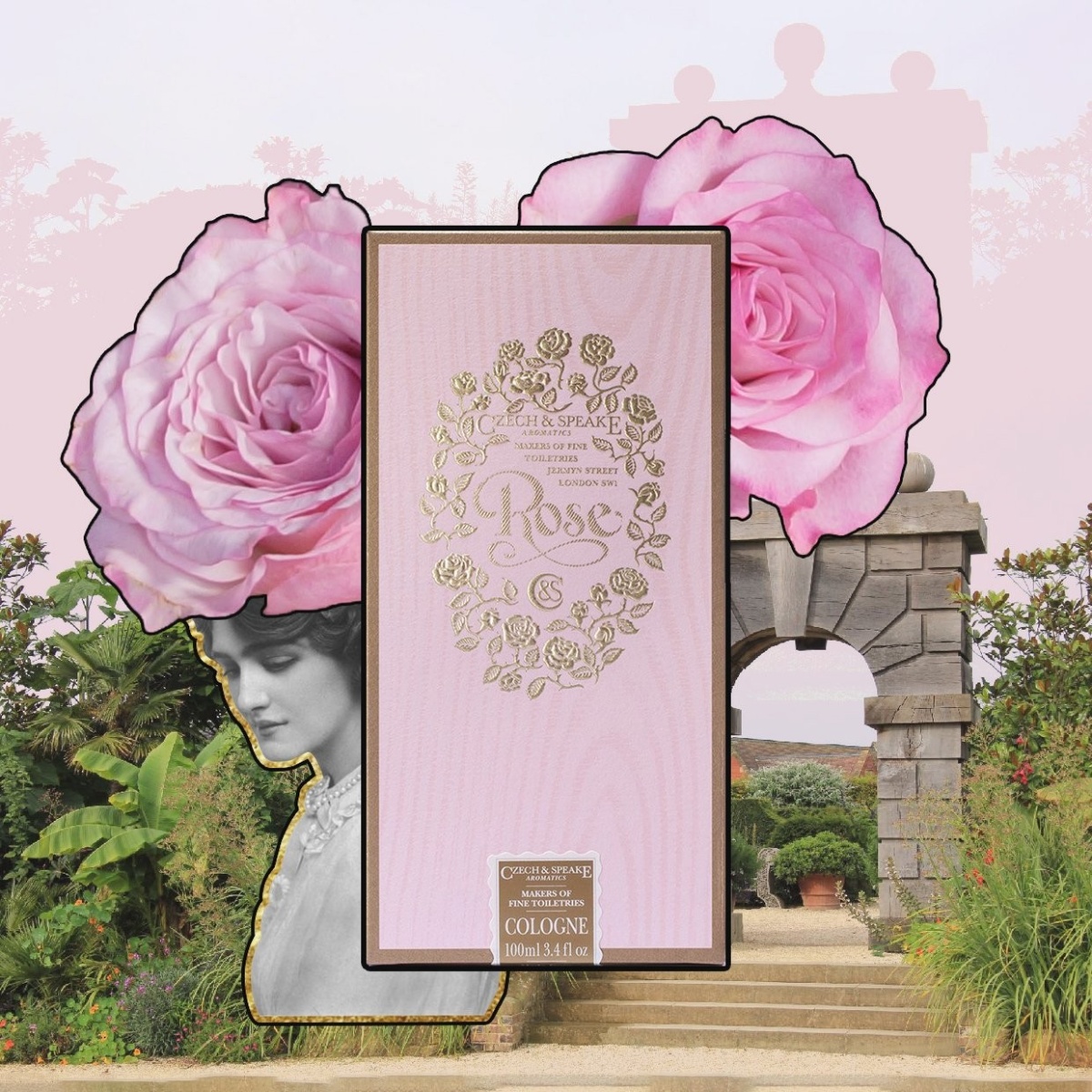 Czech & Speake,  ROSE,   Cologne Spray   100 ml