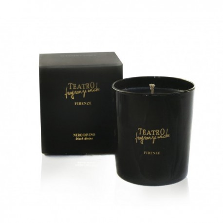 Teatro Fragranze Uniche,   BLACK  DIVINE  (Nero Divino),  Scented Candle   160 gr.