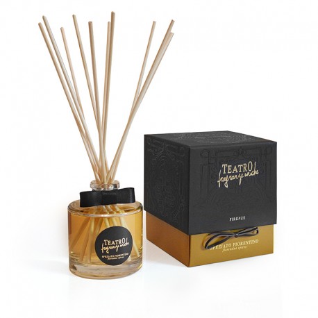 FLORENTINE SPICE (Speziato Fiorentino), 500 ml  Diffuser With Sticks , Teatro Fragranze Uniche