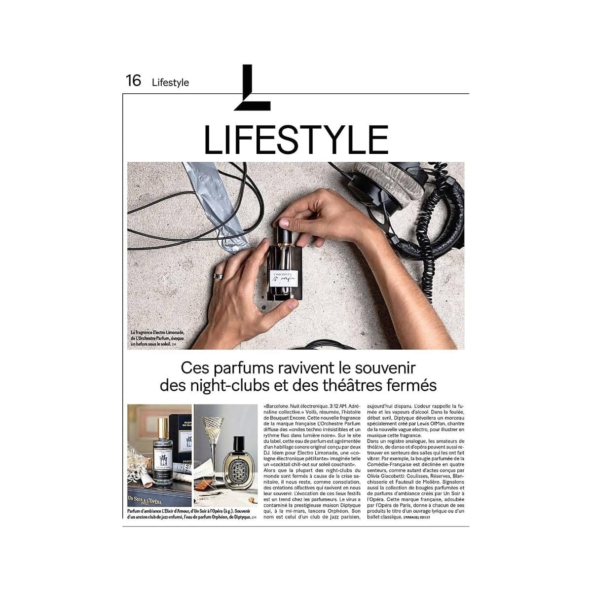 L'orchestre parfum,  LIQUEUR BPM,   Eau de  Parfum 100ml